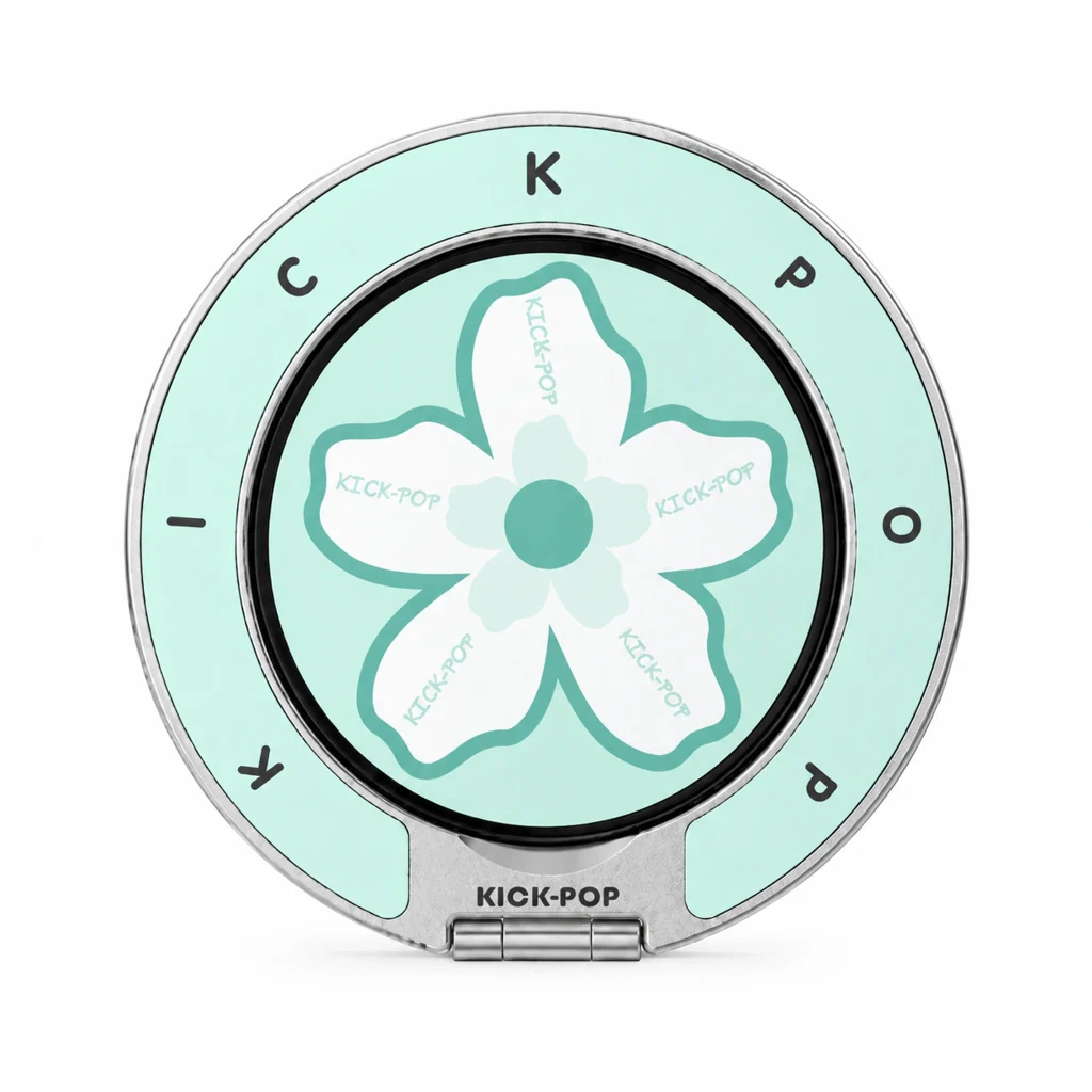 Daisy Mint Ring Stand — front view on a white background. AI styling visualization.