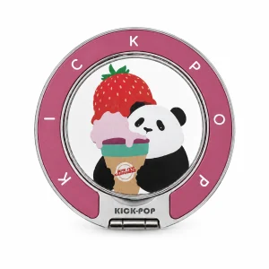 Sundae Panda Ring Stand — front view on a white background. AI styling visualization.