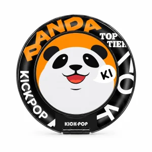 Panda Type Orange Ring Stand — front view on a white background. AI styling visualization.