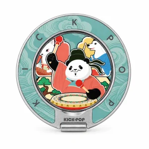 Panda Noodle Club Ring Stand — front view on a white background. AI styling visualization.