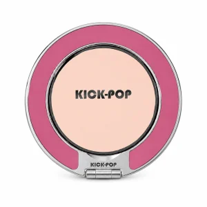 Logo Rose Peach Ring Stand — front view on a white background. AI styling visualization.