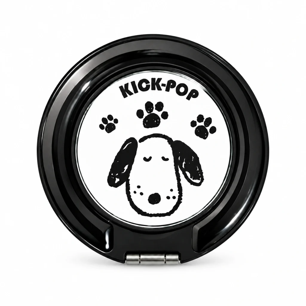 Paw Pup Ring Stand — front view on a white background. AI styling visualization.