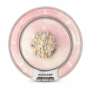 Blush Jewel Flower Ring Stand — front view on a white background. AI styling visualization.