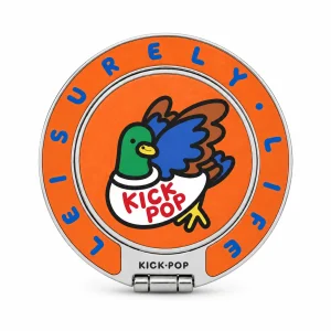 Little Bird Orange Ring Stand — front view on a white background. AI styling visualization.