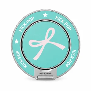 Ribbon Aqua Ring Stand — front view on a white background. AI styling visualization.