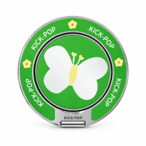 Butterfly Green Ring Stand — front view on a white background. AI styling visualization.
