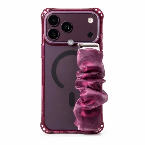 Lace Grip / Plum — back view on a white background. AI styling visualization.