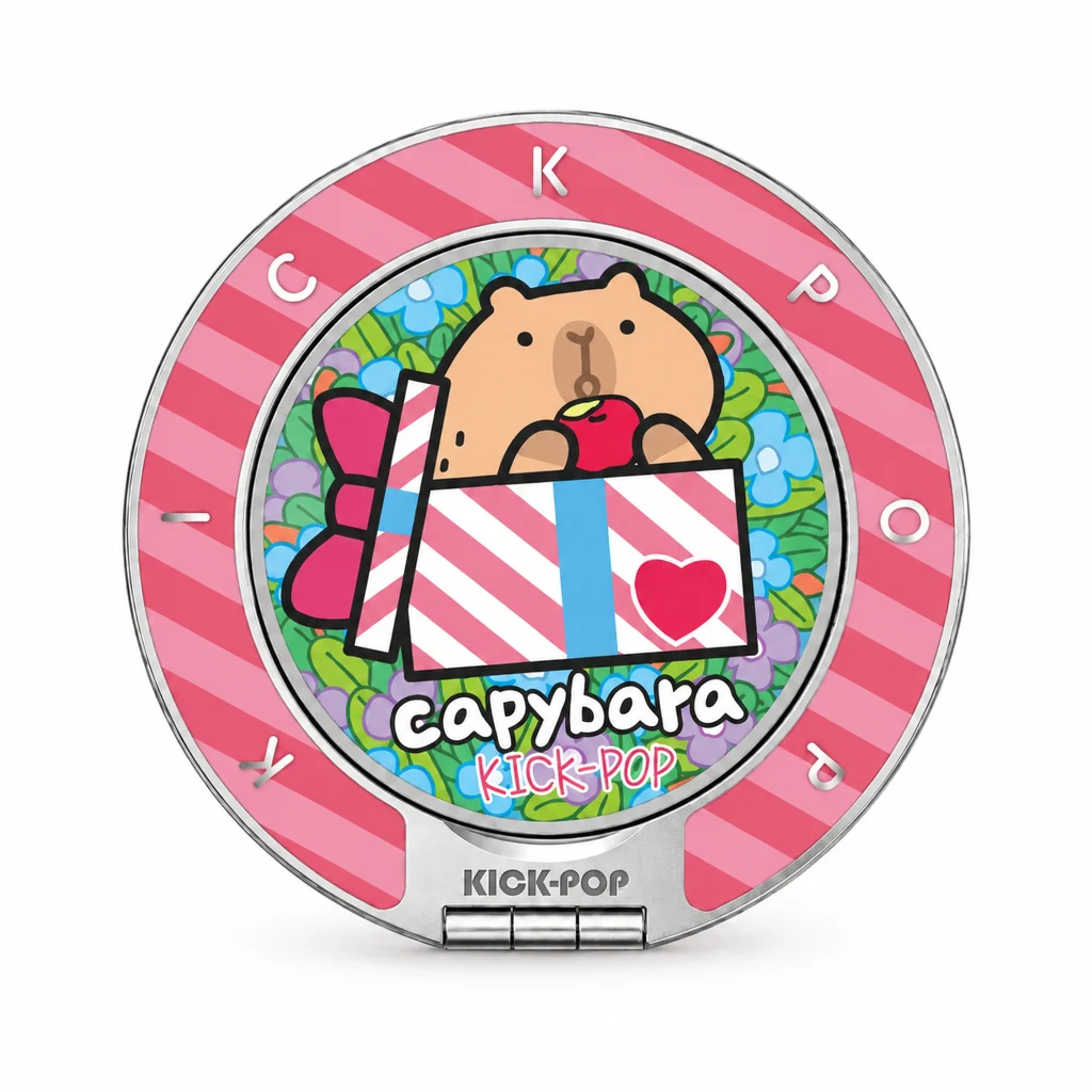 Capybara Gift Ring Stand — front view on a white background. AI styling visualization.