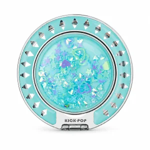 Ice Confetti Studs Ring Stand — front view on a white background. AI styling visualization.