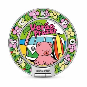 Verao Prazer Ring Stand — front view on a white background. AI styling visualization.