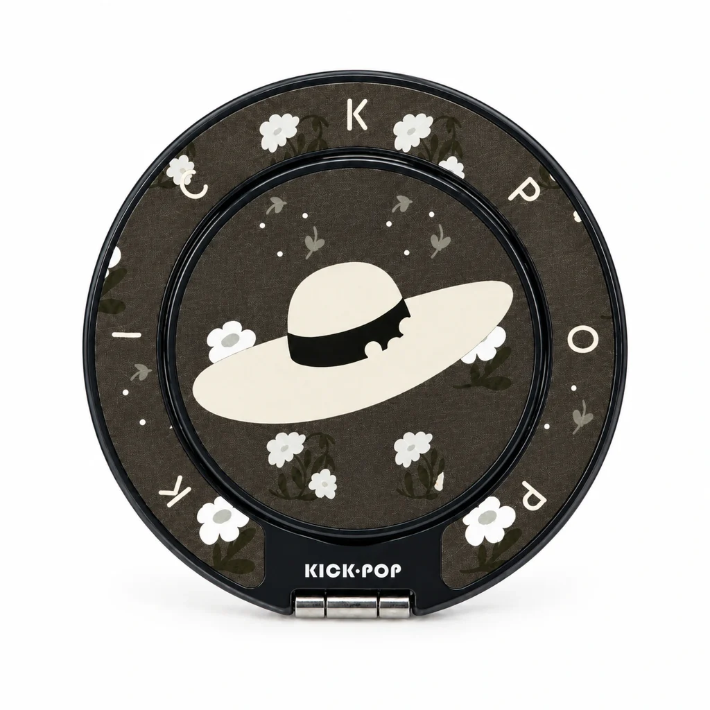 Moonlit Hat Ring Stand — front view on a white background. AI styling visualization.