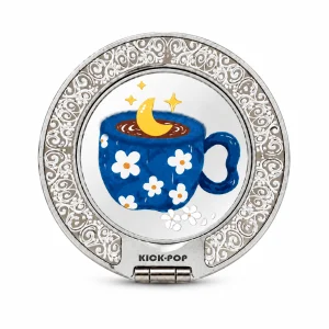 Midnight Tea Ring Stand — front view on a white background. AI styling visualization.