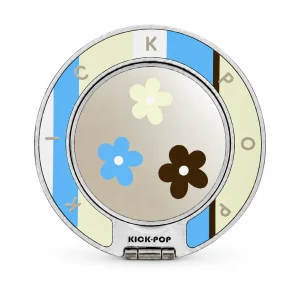 Earth Tone Daisies Ring Stand — front view on a white background. AI styling visualization.