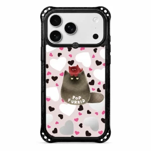 Sparkle / Heart Cat — back view on a white background. AI styling visualization.