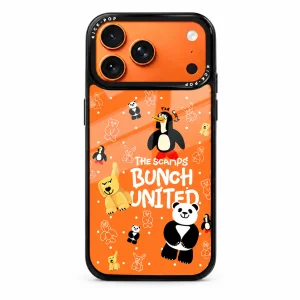Glossy Graphic / Bunch United — back view on a white background. AI styling visualization.
