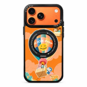 Rotating Ring / Orange Balloon — back view on a white background. AI styling visualization.