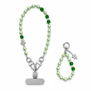 Pop Wristlet - Jade Orb — the complete original accessory and its separate pieces on white. AI styling visualization.